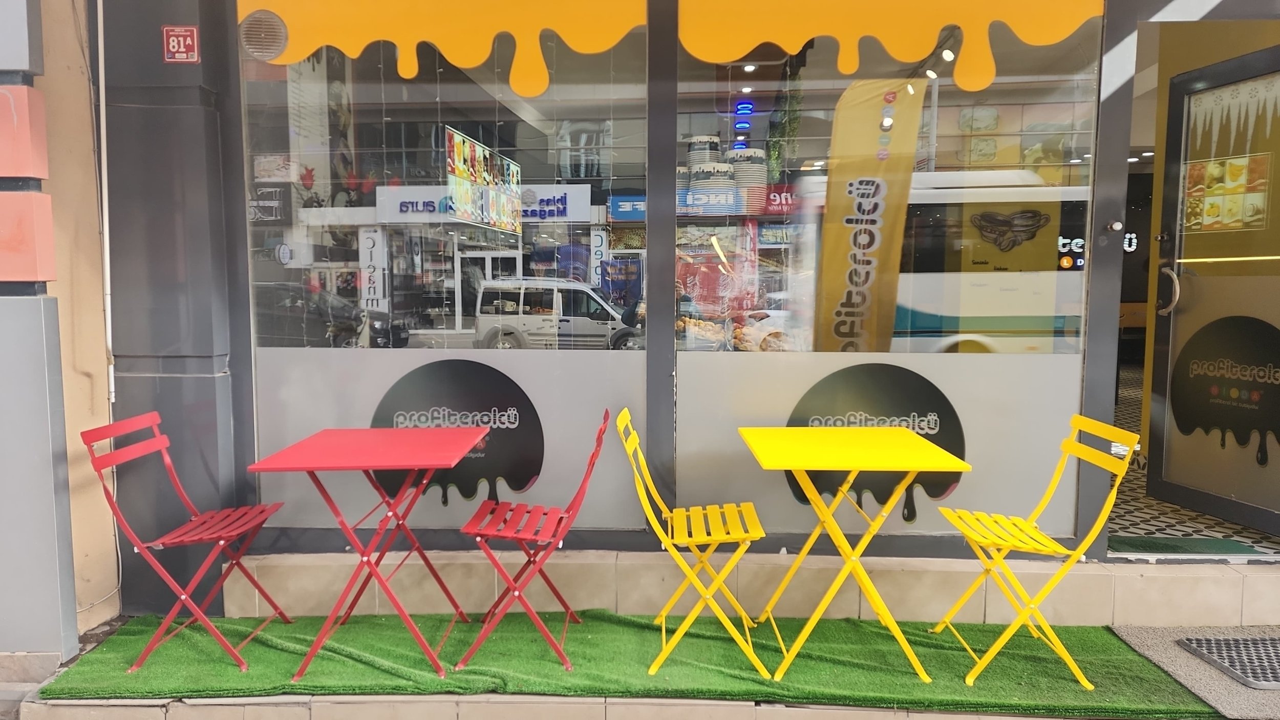 Bistro Serisi 2li Sandalye Sarı