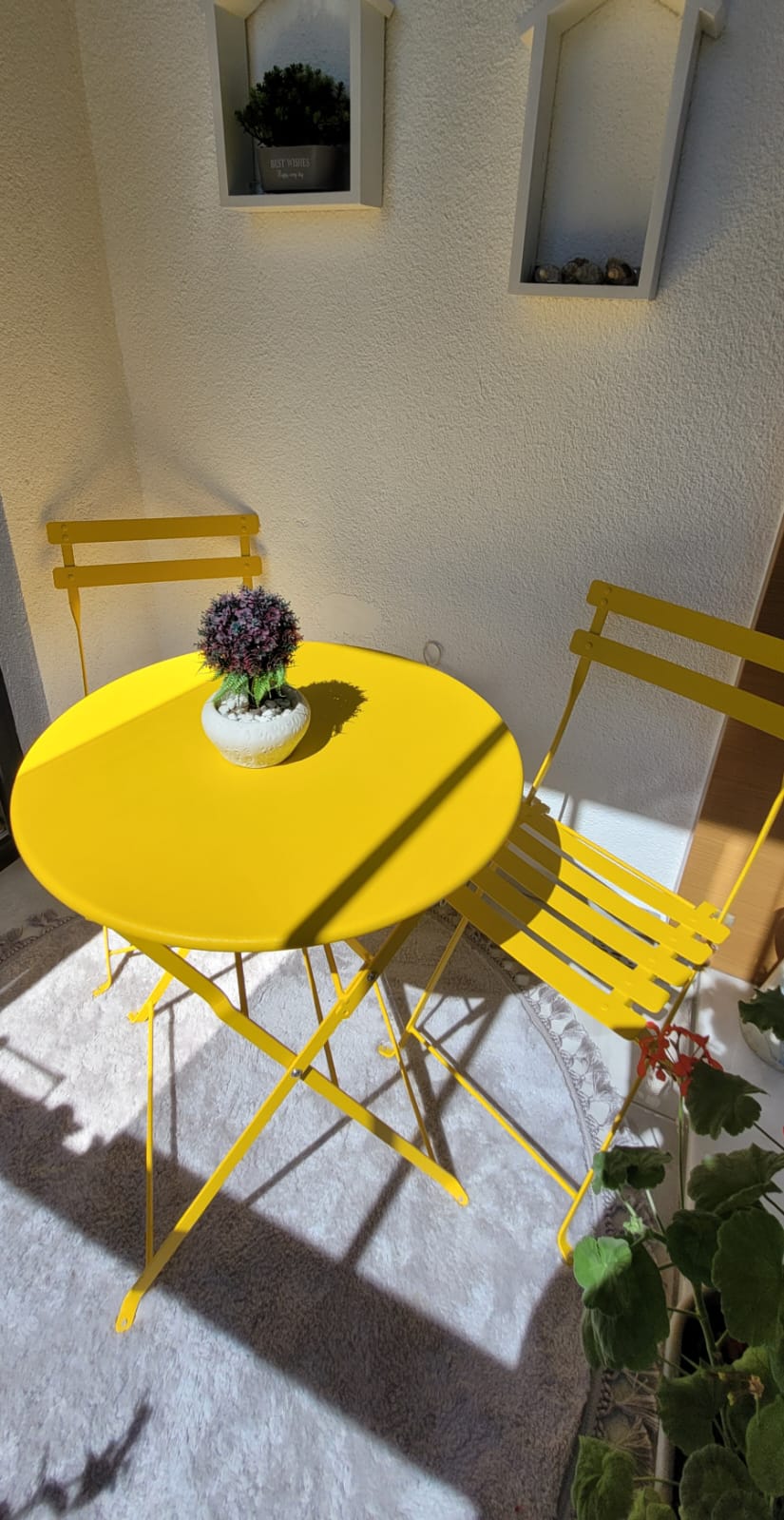 Bistro Serisi 2li Sandalye Sarı