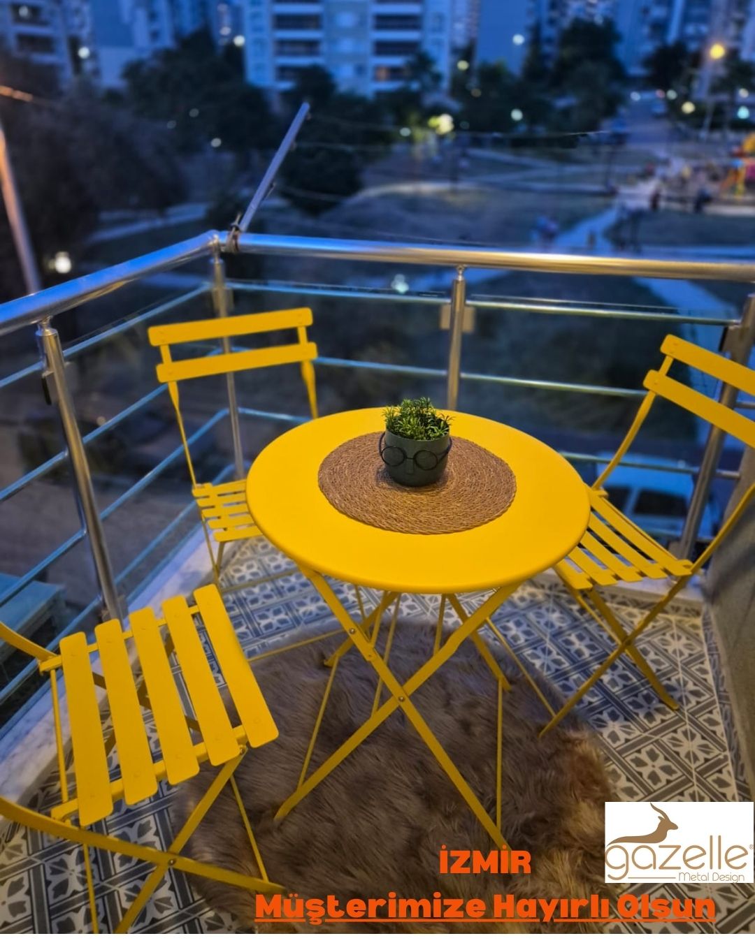 Bistro Serisi 2li Sandalye Sarı